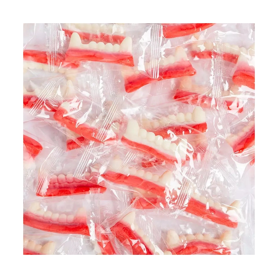 Manufacturer Wholesale Halal OEM Hot Sell Tooth Shape Fruity Flavor Gummy Candy