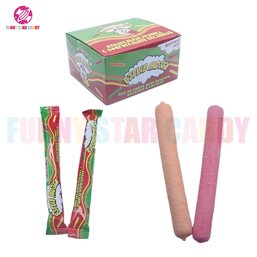 Manufacturer Wholesale Halal OEM Hot Sell Sour Bubble Gum Stick Candy