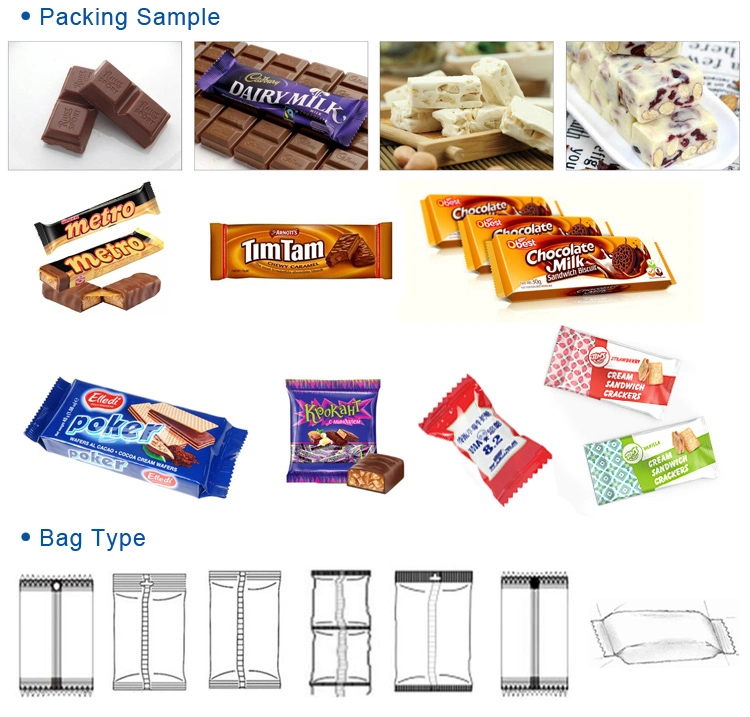 Slices of Bread Cake Pastry Toast Finger Cake Sealing Machine Automatic Top Feed Servo Pillow Packing Machine