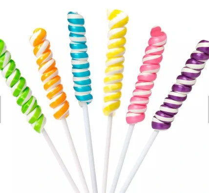 Wholesale Display Stand 15g Fruit Flavors Lollipop Hard Candy Lollipop