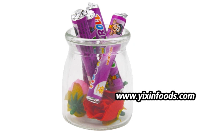 Hard Roll Candy Candy Fruit Flavor Hard Whistle Tablet Mint Roll Candy