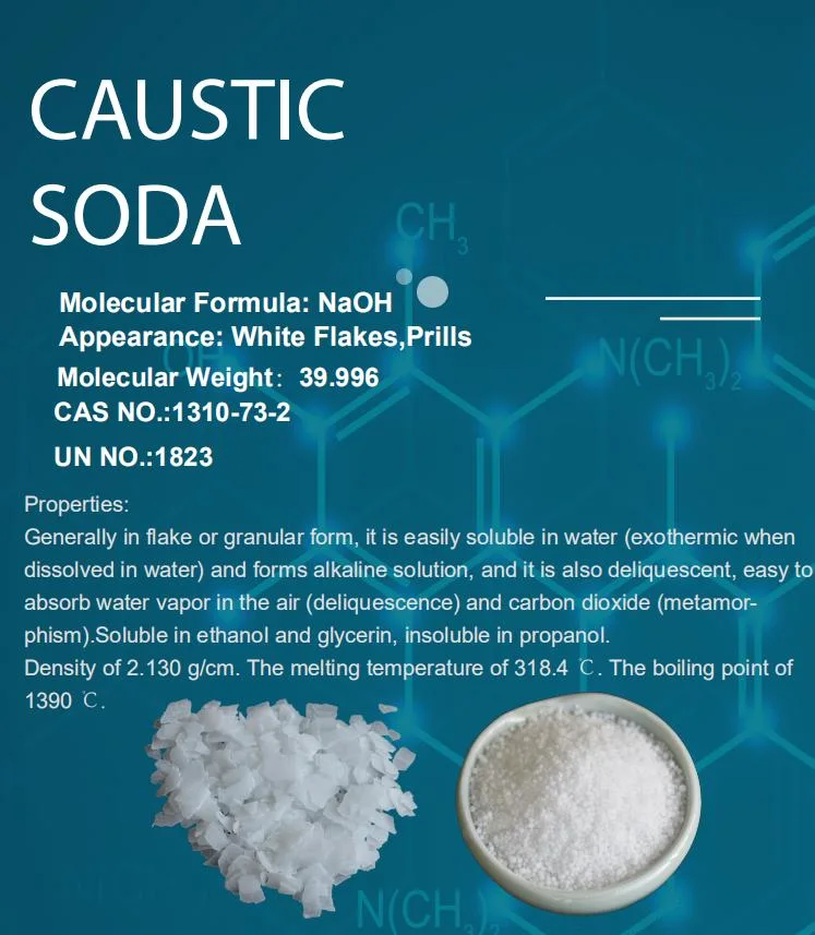 Caustic Soda/Naoh Solid/Flakes/Prills for Detergent