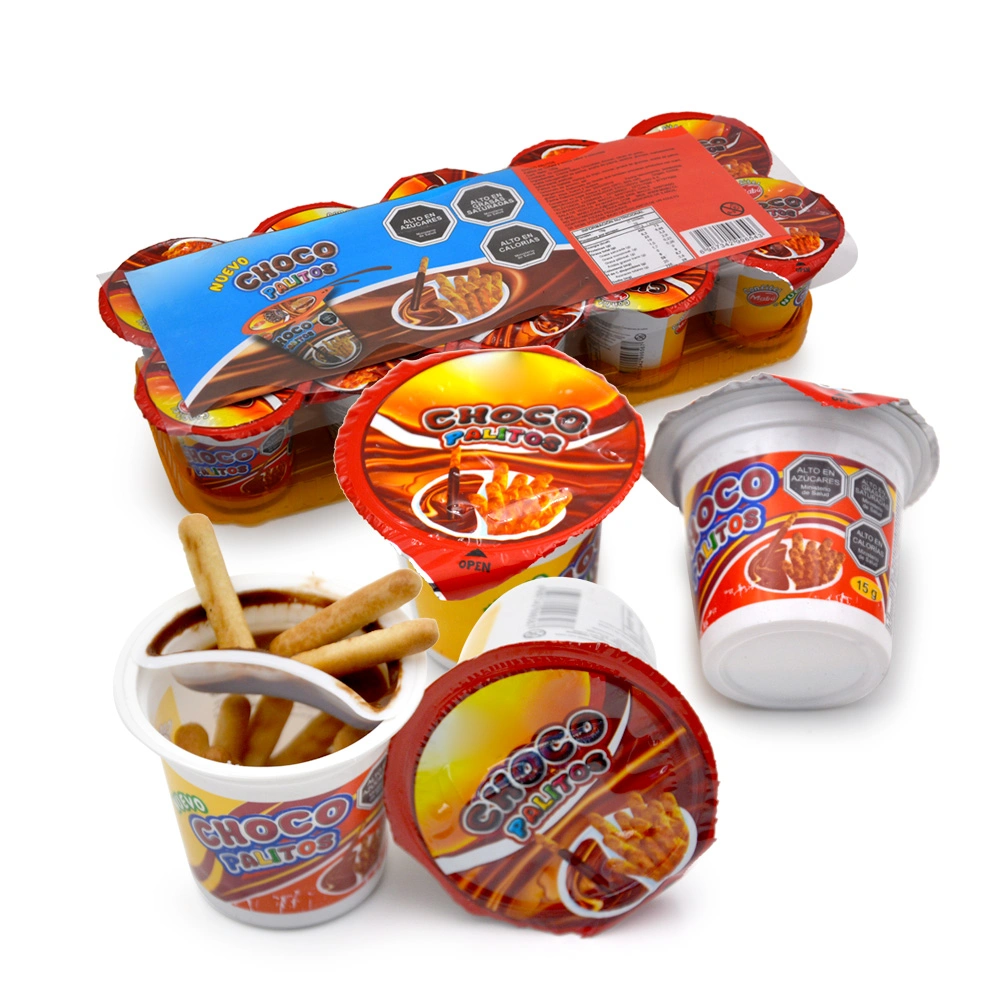 New Arrival Wholesale Cup Packing Biscuit Dipped Chocolate