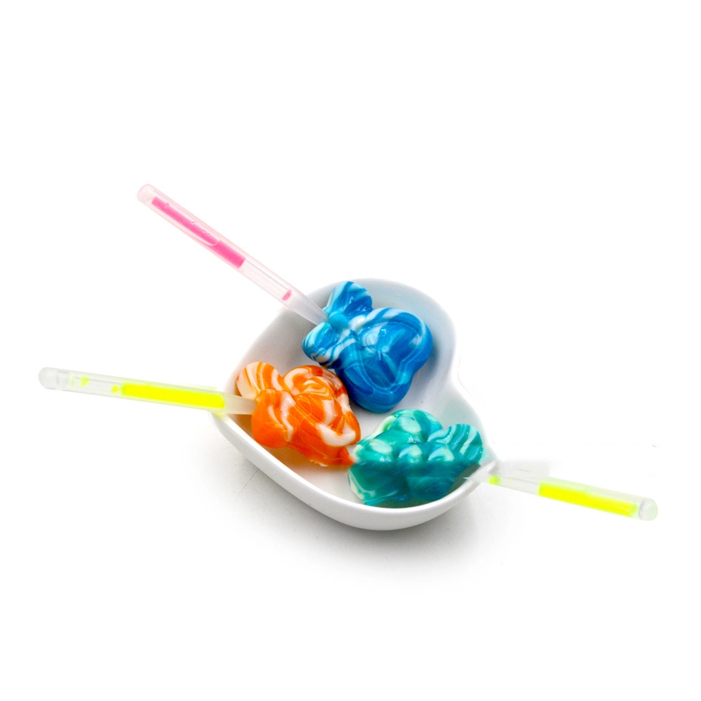 Factory Wholesale Delicious Cheapest Fruit Magic Light Lollipop Candy