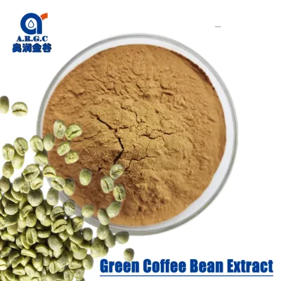 Органический порошок зеленого кофе в зернах для похудения.