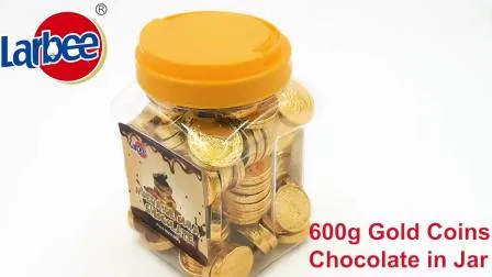 Оптовая продажа шоколада в банке для золотых монет 500 г от фабрики Ларби